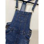 American Bazi  Denim Overalls Size Large Blue Jean Stretch Distressed Skinny Photo 1