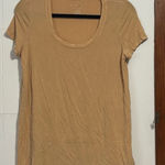 American Eagle Outfitters Women's Beige Short Sleeve Tee medium Photo 0