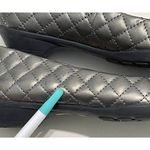 Softspots Quilted Leather Round Toe Slip On Shoes Captoe Buckle‎ Black Gray 6.5 Gray Photo 5