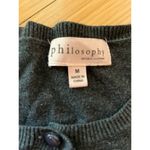 Philosophy  Dark Academia Cardigan Sweater Women Medium Grandma Cottage Core Photo 8