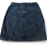 Free People Denim A Line Skirt Photo 4