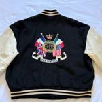 The Limited Vintage  Unisex Varsity Jacket Leather Size M/L International Style Photo 5