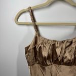 B.Wear Tank Women M Gold Milkmaid Ruched Vintage Y2K USA Bratz Spring Spice Girl Size M Photo 2