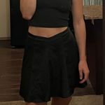 Abercrombie & Fitch Black Silk Mini Skirt Photo 2