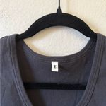 Elwood MALIBU RIBBED CROP TANK AGED GREY Size M Loungewear Lounge Gray Size M Photo 2