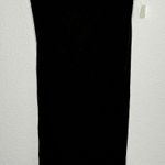Isabel Maternity Black Stretchy Ribbed Henley Pencil Pull On Midi Skirt Med NEW! Photo 4