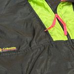 Columbia Vintage Windbreaker Pink Lime Green Retro 80s/90s Women’s L Photo 9