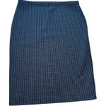 Max Studio  Women's black Plaid Midi Pencil Skirt‎ Career Office L Photo 0