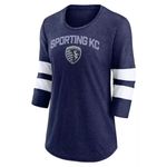 MLS Sporting Kansas City Women's 3/4 Sleeve Tri Photo 2