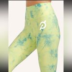 Peloton  Cadent Capri Yellow and Green Tie-Dye Leggings Sporty Yoga Size XS NWT Photo 1