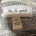 Per Se  Sport women’s 2X sweater black and gray. Photo 4