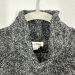 L.L.Bean Womens Gray 100% Cotton Turtleneck Long Sleeve Knit Sweater Cabincore Photo 2