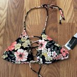 Billabong NWT Halter Bikini Top Floral Photo 0