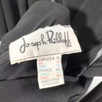 Joseph Ribkoff Size 12 Maxi Dress Wrap Top Open Back V-Neck Elegant Black 420 Photo 2