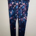 Jockey Ombre Floral Print Leggings Blue Pink M Size M Photo 1
