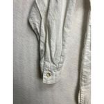 Tuli Spirit of Africa White Embroidered Elephant Long Sleeve Button Up Women XL Photo 3