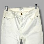 Frame  Le High Skinny white denim size 29 women’s Raw Shredded Hem MSRP $235 Photo 5