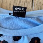 NWOT Circle X Blue Leopard Print Crewneck Sweatshirt Size undefined Photo 7