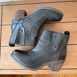 Calvin Klein Lena Dark Brown Leather Slip On Ankle Boots Womens Size 6.5 M Photo 0