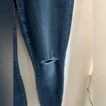 Gap  Maternity Under Belly Stretch Waist Band Distressed Skinny Jeans Denim 28L Photo 2