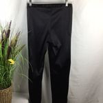 Arden B  Black Satin High Rise Waist Pants 4 Photo 3