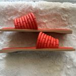Dolce Vita Orange Sandals with Ribbed Strap Size 6 Photo 1