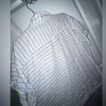 Universal Threads Universal Thread Linen Striped Nautical Button Down Blouse - Size 3X Photo 7