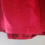 Madewell  Red Floral Medallion Printed Cotton Skirt Photo 4