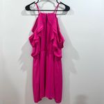 Maurice's Maurice’s bright pink ruffle chiffon sundress size XXL Photo 2