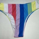 Womens Bikini Swim Bottoms Size L Rainbow Unbranded Size L Photo 0