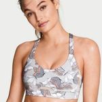 Victoria's Secret Victoria’s Secret Gray Floral Butterfly Sports Bra Photo 0