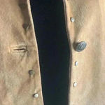 DAVID BROOKS Pig Suede Leather Jacket Women Studded Western Boho Brown S 18 Tan Photo 5