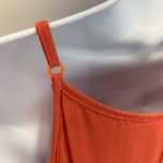 Fresha London Boutique Coral Ruffle Wrap Tie Dress Women's size Medium Red Photo 8