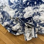 Zaful ZANGO blue and white print dress size medium Photo 4