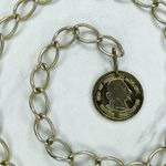Gold Tone George Washington Coin Chain Link Belt Small (S) ✨ Photo 3