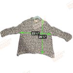 Jones New York  Black and White Leopard Print Button Down Shirt Photo 2