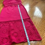 House of Harlow 1960 REVOLVE Knit Crochet Top Skirt Set in Magenta Sz Medium Pink Photo 2