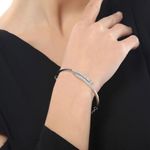 925 Sterling Silver Nail Bracelet Photo 1