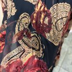 Women’s 2X Made in India Rayon Whimsigoth Vampire Grunge Dark Romantic Boho Black Size XXL Photo 5