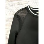 C&C California C & C California Women's Neoprene Scuba Mesh Pullover Sweatshirt Black Sz Medium Photo 3