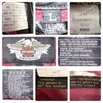 Harley Davidson Harley-Davidson Vintage 2005 Moto Jacket, Size L, 2 Zipper Pocket Photo 6