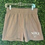 Nike Women’s Gray  High Rise Cotton Shorts Sz Medium Photo 0