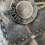 Vera Wang Simply Vera  Black & Tan Leopard Print Women's Jeans straight leg sz4 Photo 12