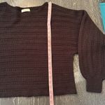 Full Circle Trends Boatneck Dolman Sleeve Black Sweater 1X NWT Photo 2