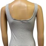 Heart & Hips  Affordable Luxury Black White Striped Back Slit Tank Dress Womens M Photo 6