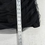 White Fox Boutique White Fox Mini Dress Black Tulle Strapless Ruched Party Cocktail Size L‎ Photo 4