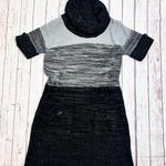 Derek Heart Women’s Black/ Gray Short Sleeve Cowl Neck Sweater Dress Size 1X W/ Pockets Photo 1