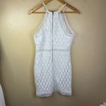 Lulus Come On Nova‎ White Crochet Lace Size Medium Dress Formal Wedding Wear Photo 8