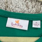 Quacker Factory  Green Womens 3/4 sleeve Embellished Rhinestones pant set Med Photo 1