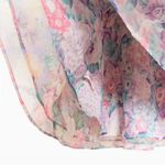 Selkie Organza Pastel Floral Print Cupcake Dress Photo 9